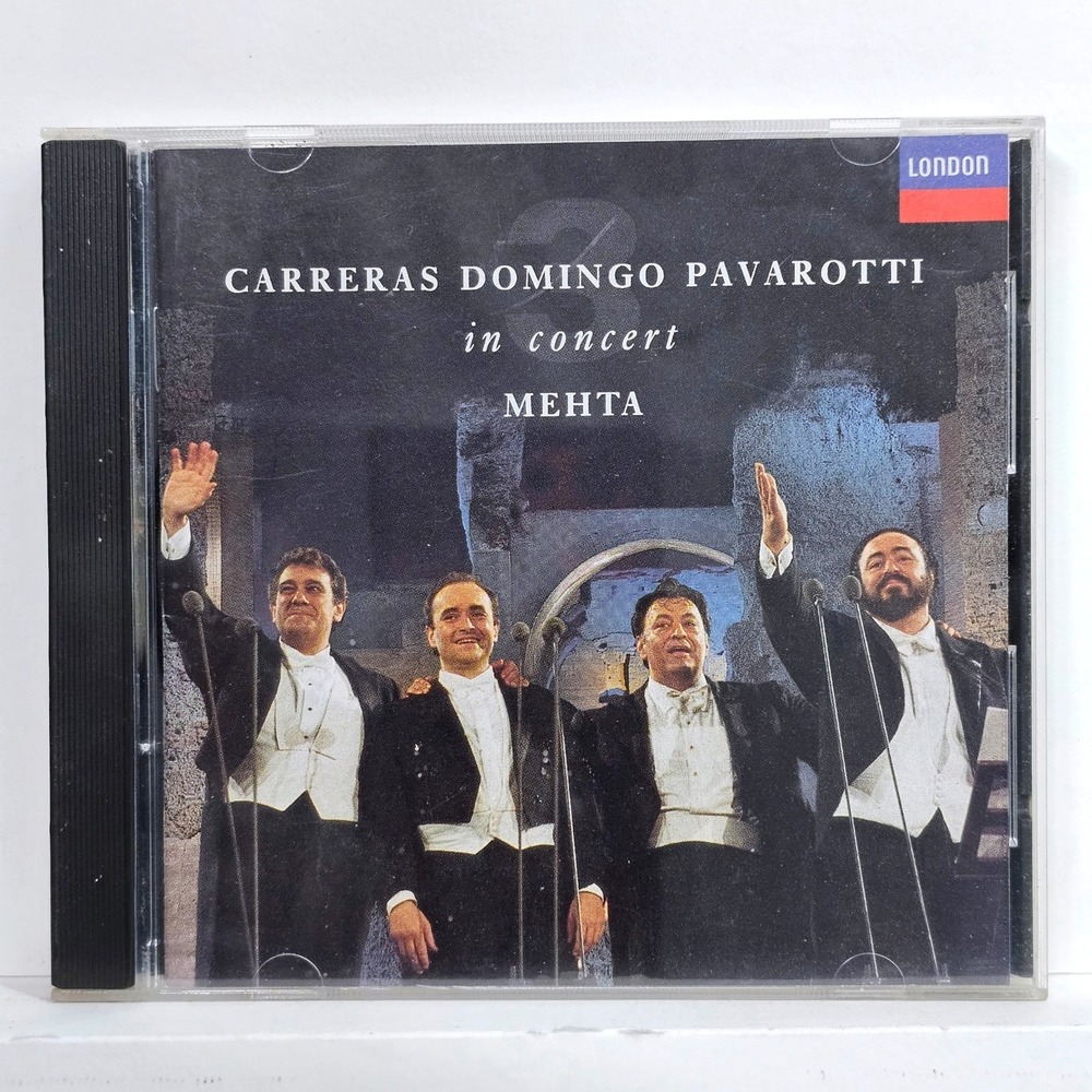Three Tenors Carreras Domingo Pavarotti In Concert Mehta 1990 CD London‎ 4304332